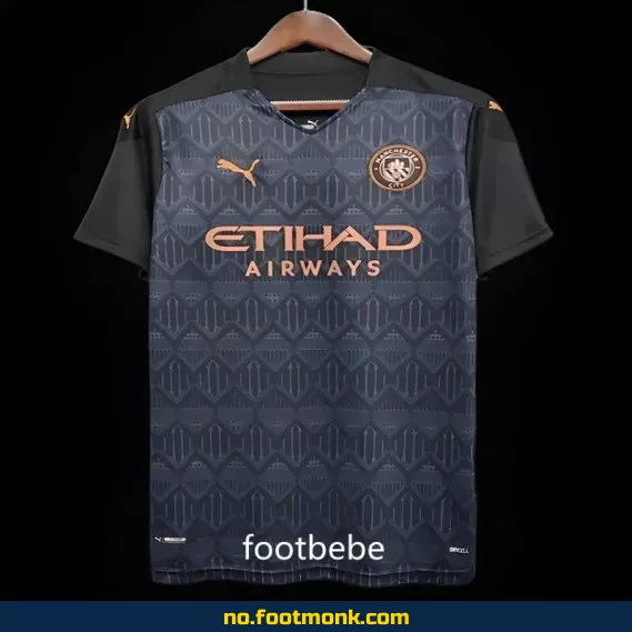 Manchester City Vintage Fotballdrakt 2020/2021 – Bortedrakt | Offisiell Fotballtrøye for Voksne og Barn | Kjøp Billige og Autentiske Fotballdrakter Online