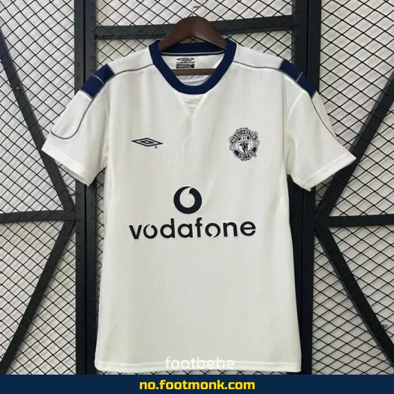 Manchester United Vintage Fotballdrakt 2000-2001 (Bortedrakt) – Autentisk Fotballtrøye for Voksne og Barn | Kjøp Billige Offisielle Klubbdrakter på Nett