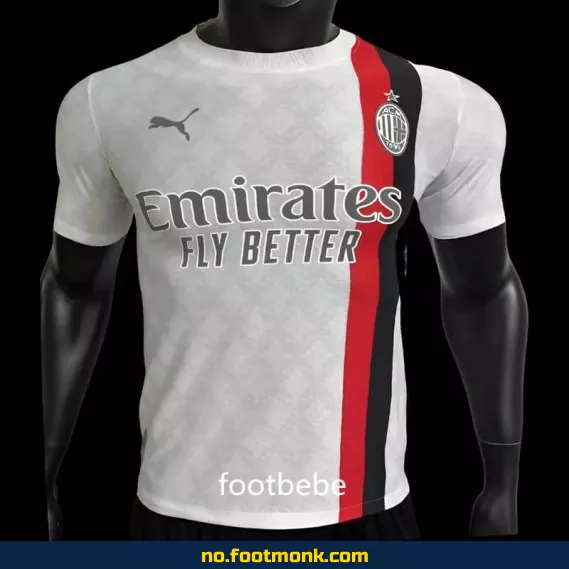 AC Milan bortedrakt 2023-2024 hvit – Offisiell fotballdrakt for voksne og barn – Kjøp nå