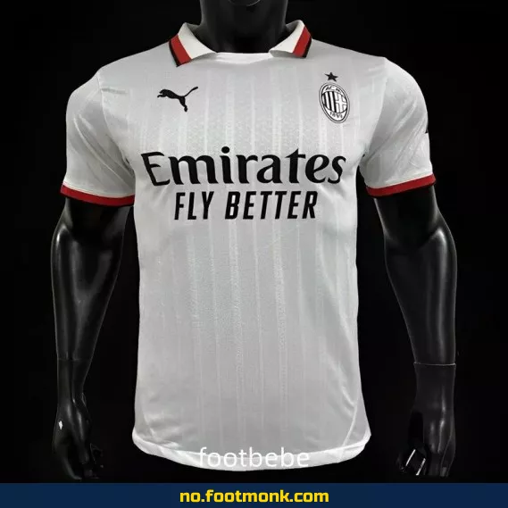 AC Milan 2024/2025 Hjemmedrakt Hvit – Offisiell Fotballdrakt for Voksne og Barn – Kjøp Nå