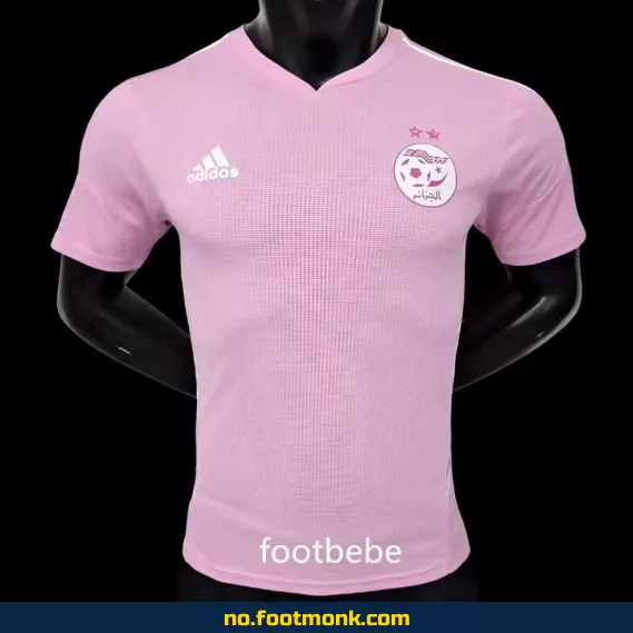 Algerie 2023-2024 Rosa Fotballdrakt – Offisiell Kampdrakt for Herrer og Barn