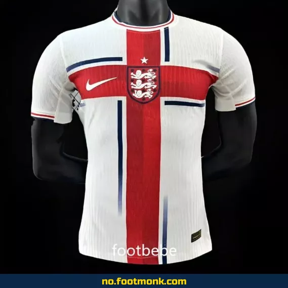 Englands spesialdesign fotballdrakt 2024 – Hvit kampdrakt (autentisk, med navn, for voksne/barn) – Kjøp nå!