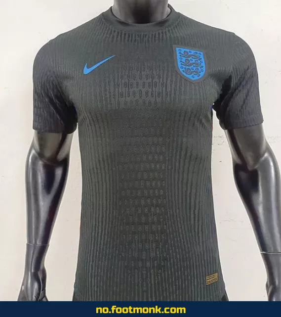 Englands 2025 Kampdrakt i svart – Fotballdrakt for voksne og barn, offisiell drakt med navn, til salgs i nettbutikk
