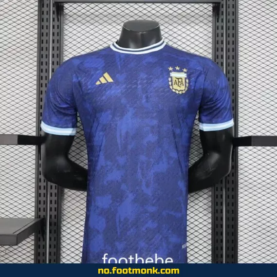 Argentinas offisielle hjemmedrakt 2024 – Spesialutgave i blå (fotballdrakt for voksen/barn)