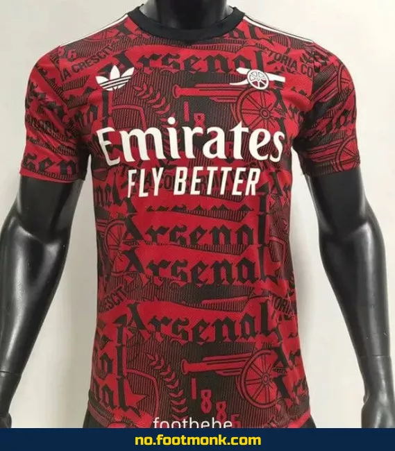 Arsenal Special Edition Fotballdrakt 2024-2025 – Rød | Offisiell Klubbdrakt | Barn og Voksne | Fotballtrøye med Navn/Trykk | Nettbutikk