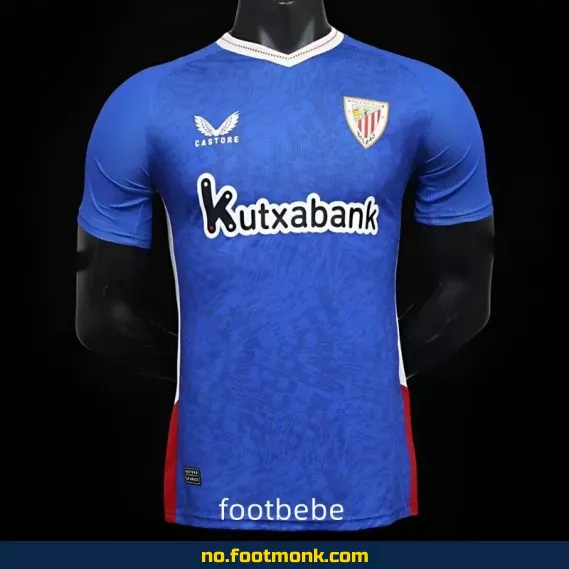 Authentisk Athletic Bilbao 2024-2025 bortedrakt i blå – Fotballdrakt for voksne og barn | Kjøp offisiell fotballdrakt på nett