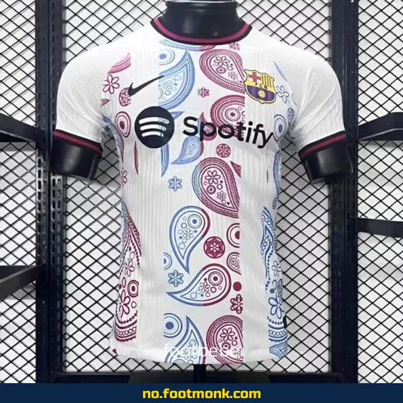 FC Barcelona Hjemmedrakt 2024/2025 Hvit – Offisiell Fotballdrakt for Voksne og Barn