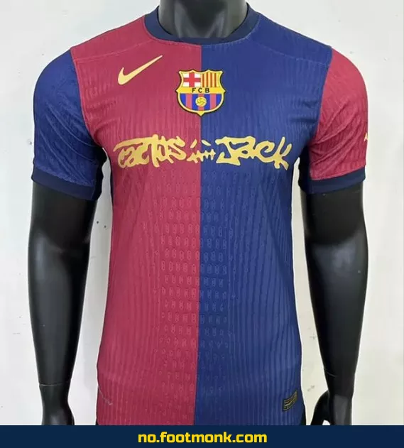 FC Barcelona Hjemmedrakt 2024/2025 – Travis Scott Edition – Offisiell Fotballdrakt for Voksne og Barn – Kjøp Nå