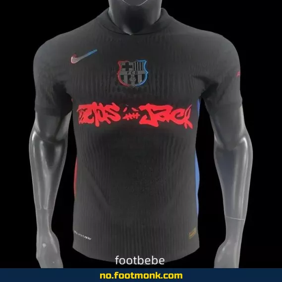 FC Barcelona 2024/2025 Fotballdrakt – Travis Scott Limited Edition Svart | Offisiell Fotballdrakt | Fotballdrakter for Voksne og Barn | Kjøp Nå