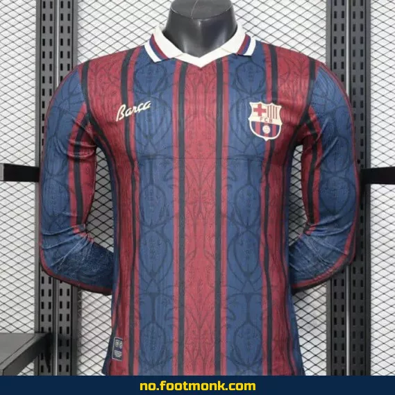 FC Barcelona 2025/2026 Langermet Fotballdrakt – Modernist Design – Offisiell Klubbdrakt for Voksne og Barn – Kjøp Nå