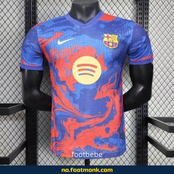 FC Barcelona Matchtrøye 2025-2026 Flamme – Offisiell Fotballdrakt for Voksne og Barn – Kjøp Nå