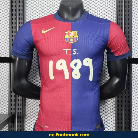 FC Barcelona Hjemmedrakt 2025 T.S. 1989 – Autentisk fotballdrakt for voksne og barn | Kjøp offisiell fotballdrakt på nett