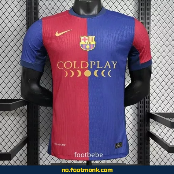 Hjemmedrakt FC Barcelona Coldplay 2024/2025 – Kjøp offisiell fotballdrakt med navn – Billige fotballdrakter for barn og voksne