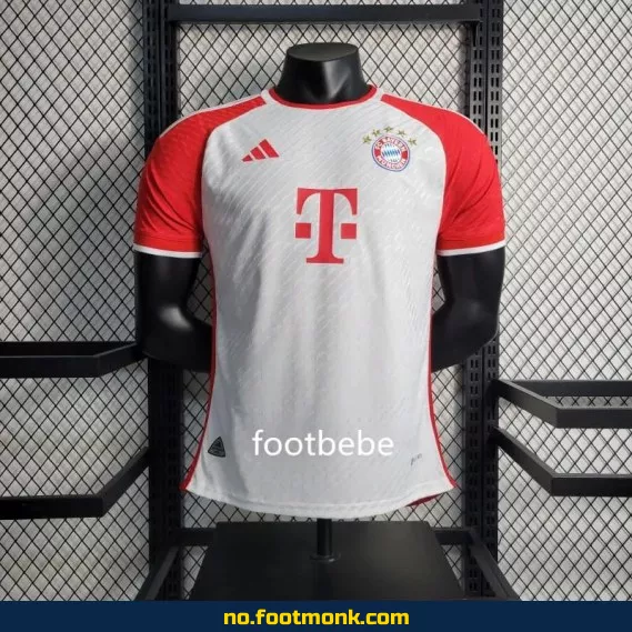 Bayern Munich Hjemmedrakt 2023/2024 Hvit – Offisiell Fotballdrakt for Voksne og Barn | Kjøp Fotballtrøye på Nett