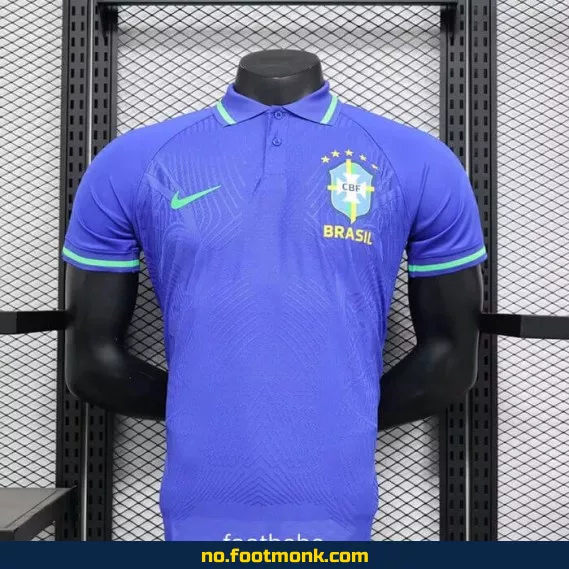 Brasil 2024/2025 Hjemmedrakt Polo Blå – Offisiell Fotballdrakt for Voksne og Barn