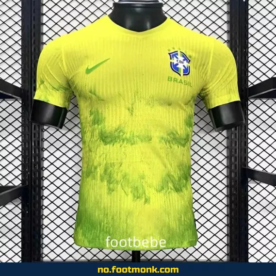 Brasil 2024/2025 Spesialutgave Gul Fotballdrakt – Offisiell Kampdrakt