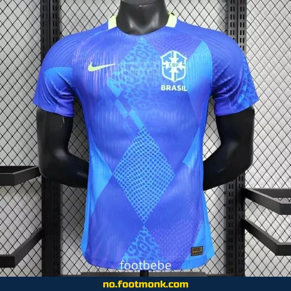 Brasil 2025 Fotballdrakt Blå – Offisiell Kampdrakt