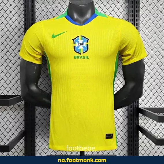 Brasil 2025 Fotballdrakt Gul – Offisiell Kampdrakt