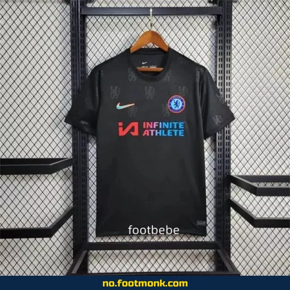 Chelsea 2024-2025 svart spesialutgave fotballdrakt – offisiell drakt for barn og voksne | Kjøp nå