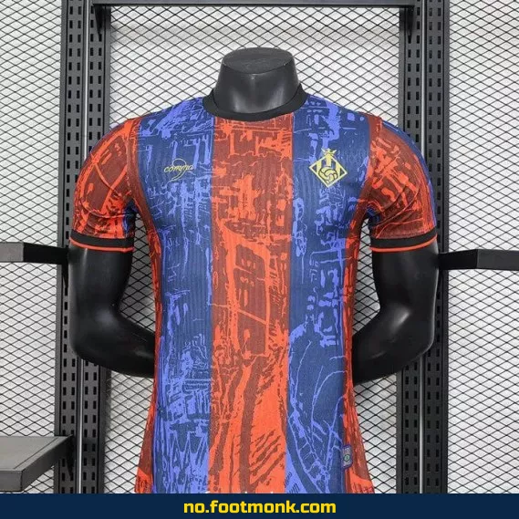 FC Barcelona Fotballdrakt 2024/2025 – Authentisk 'La Pulga' Matchtrøye med Trykk – Billige Fotballklær for Voksne og Barn