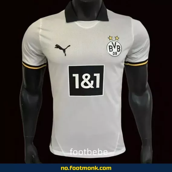 Borussia Dortmund 2024/2025 Bortedrakt Tredje Hjemmedrakt – Hvit Fotballdrakt for Voksne og Barn – Offisiell Klubbdrakt med Trykk – Kjøp Nå!