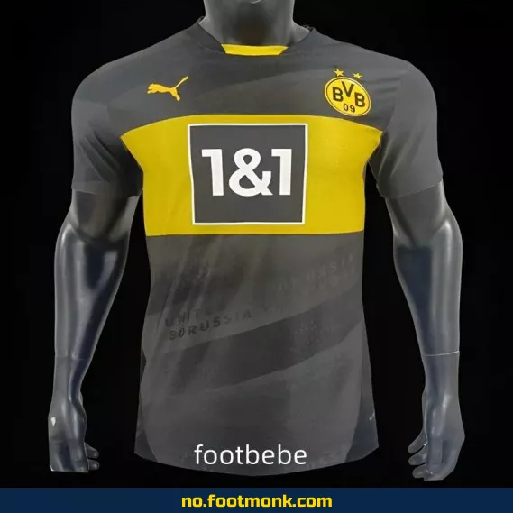 Borussia Dortmund 2024/2025 Ekte Bortedrakt i Svart – Fotballdrakt for Voksne og Barn – Offisiell Klubbdrakt med Trykk – Kjøp Nå på Nett