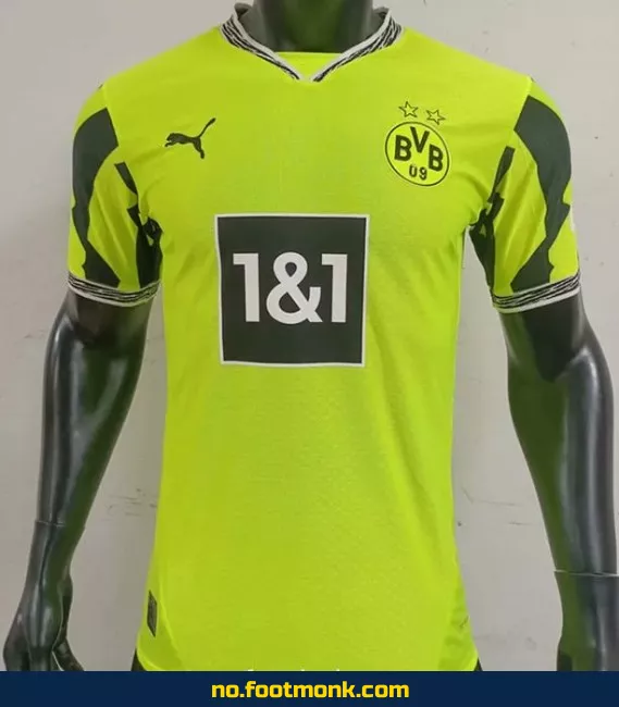 Offisiell Dortmund Fotballdrakt 2025-2026 – Fluo Grønn | Kjøp Fotballtrøye med Navn | Authentisk Drakt for Voksne og Barn