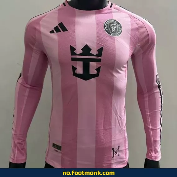 Inter Miami Hjemmedrakt 2025/2026 Langermet Fotballdrakt – Offisiell Klubbtrøye for Voksne og Barn