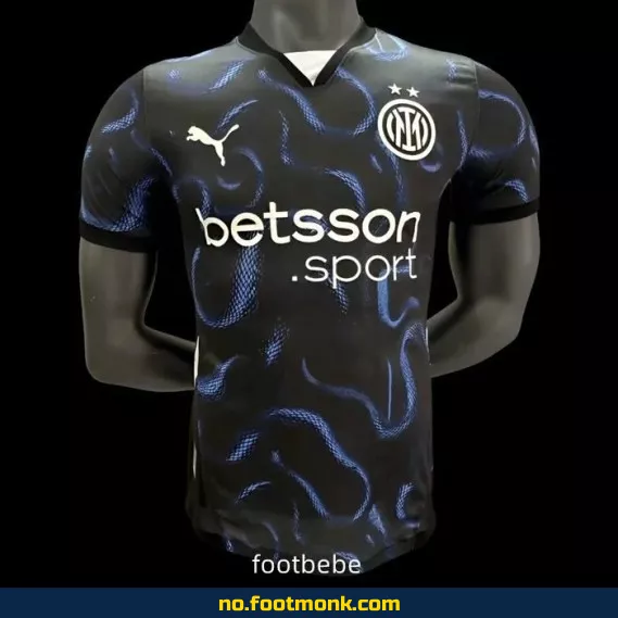 Inter Milan 2025/2026 Hjemmedrakt Svart – Offisiell Fotballdrakt for Voksne og Barn – Kjøp Nå