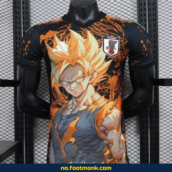 Japan 2024-2025 Fotballdrakt med Dragon Ball-design – Gul