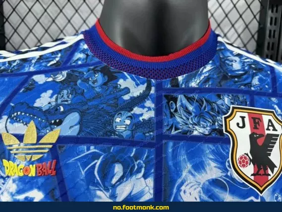 Fotballdrakt Japan 2024 Dragon Ball Wukong Blå – Offisiell Replica – Spesialdesign
