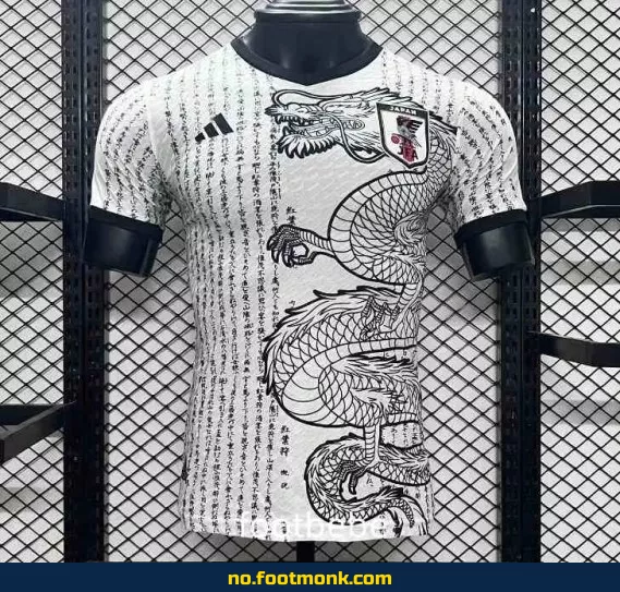 Japansk drakt 2024 – Hvit drage design – Fotballdrakt for voksne og barn – Offisiell replica – Kjøp nå