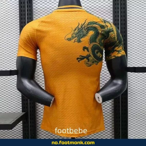 Japans landslagsdrakt 2024 – Gul drakt med drage, fotballdrakt for voksne og barn, offisiell replica