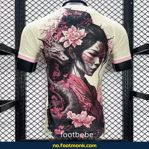 Japansk Fotballdrakt 2024 – Geisha Design – Offisiell Kampdrakt for Herrer, Kvinner og Barn
