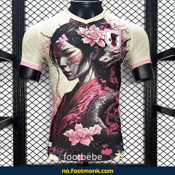 Japansk Fotballdrakt 2024 – Geisha Design – Offisiell Kampdrakt for Herrer, Kvinner og Barn