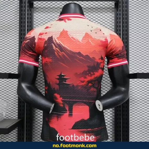 Japans landslagsdrakt 2024 – Rød solnedgangstrøye | Fotballdrakt for voksne og barn | Offisiell replica | Kjøp nå