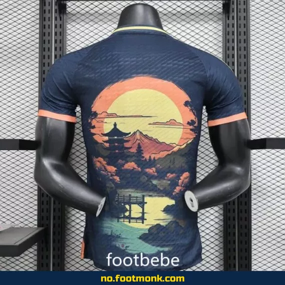 Japans landslagsdrakt 2024 – Oljemaling design fotballdrakt til salgs – Autentisk fotballdrakt for barn og voksne