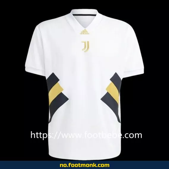 Juventus 2023 Hjemmedrakt Icons Remake Hvit – Offisiell Fotballdrakt med Navn, Barn og Voksen