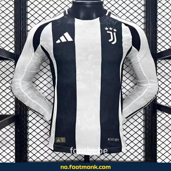 Juventus hjemmedrakt 2024/2025 langermet – Offisiell fotballdrakt for voksne og barn | Kjøp fotballtrøye på nett