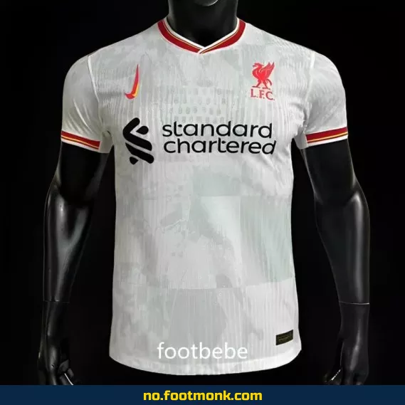 Liverpool FC 2024-2025 Hjemmedrakt Hvit – Offisiell Fotballdrakt for Voksne og Barn | Kjøp Nå