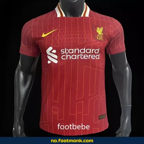 Liverpool FC hjemmedrakt 2024/2025 rød – Offisiell fotballdrakt for barn og voksne | Kjøp fotballdrakter på nett