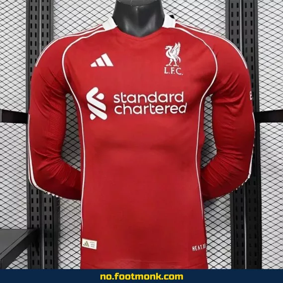 Liverpool FC Hjemmedrakt 2025/2026 Langermet – Offisiell Fotballdrakt