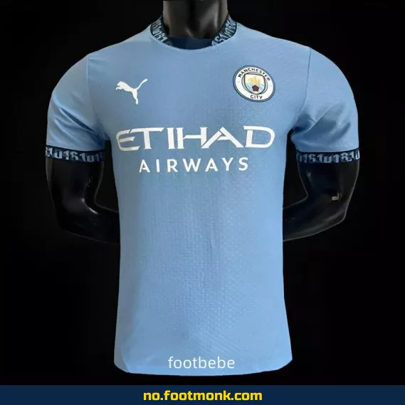Manchester City hjemmedrakt 2024/2025 – Offisiell fotballdrakt i blå | Kjøp fotballdrakter for barn og voksne | Autentisk fotballtrøye med navn