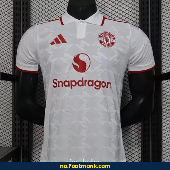 Manchester United Hjemmedrakt 2025-2026 Hvit Polo – Offisiell Fotballdrakt for Voksne og Barn – Kjøp Autentisk Fotballtrøye på Nett