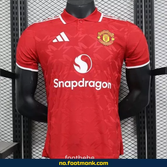 Manchester United 2025/2026 Hjemmedrakt – Rød Polo Fotballdrakt for Voksne/Barn | Offisiell Fotballtrøye med Trykk | Kjøp Billige Fotballdrakter Online