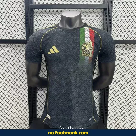 Mexicos offisielle hjemmedrakt 2025-2026 – Svart konseptdesign – Fotballdrakt for voksne og barn – Autentisk fotballdrakt med navn – Kjøp nå i nettbutikken
