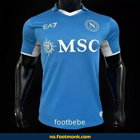 Napoli hjemmedrakt 2024/2025 – Offisiell fotballdrakt i blå, fotballtrøye med navn, fotballdrakter for voksne og barn