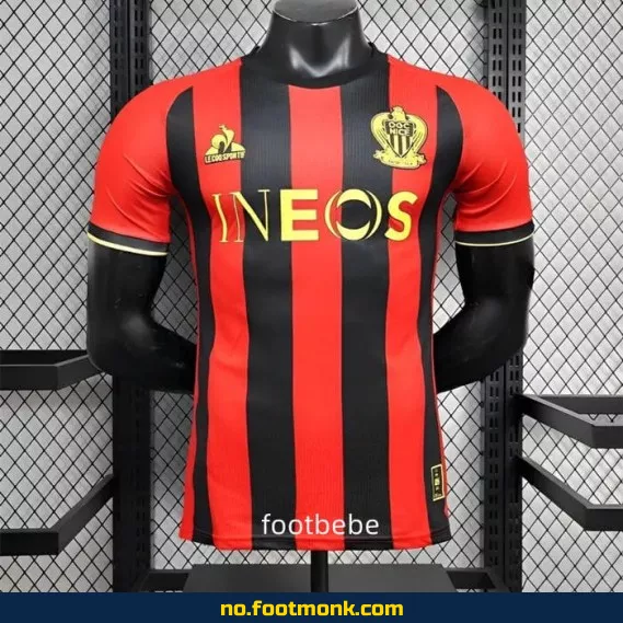 OGC Nice Hjemmedrakt 2024/2025 – Offisiell Fotballdrakt | Kjøp Nå