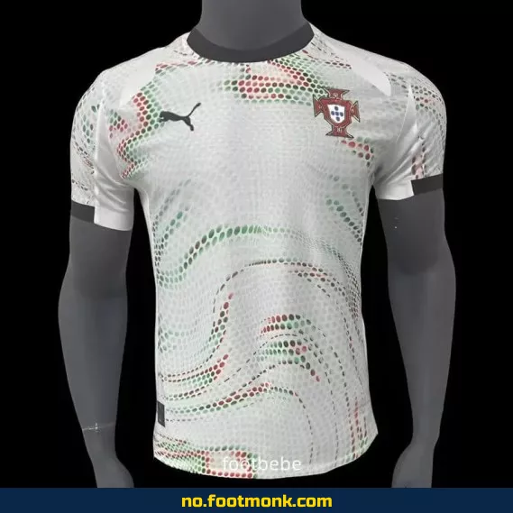 Portugal 2024-2025 Hjemmedrakt Spesialutgave – Hvit Fotballdrakt | Offisiell Klubbtrøye | Barn og Voksne