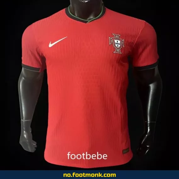 Portugal hjemmedrakt EM 2024 rød – Offisiell fotballdrakt for voksne og barn